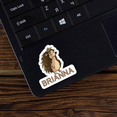 Brianna Sticker Hedgehog Notebook Image