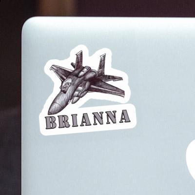 Aufkleber Flugzeug Brianna Notebook Image