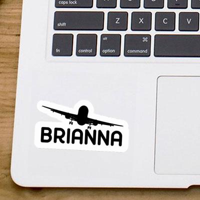 Brianna Sticker Airplane Laptop Image