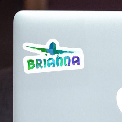 Sticker Brianna Airplane Notebook Image