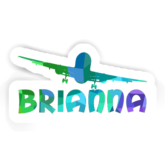 Sticker Brianna Airplane Gift package Image