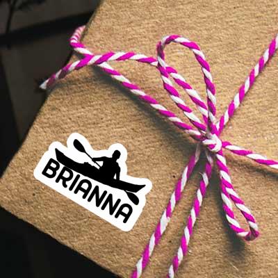 Brianna Sticker Kajakfahrer Notebook Image