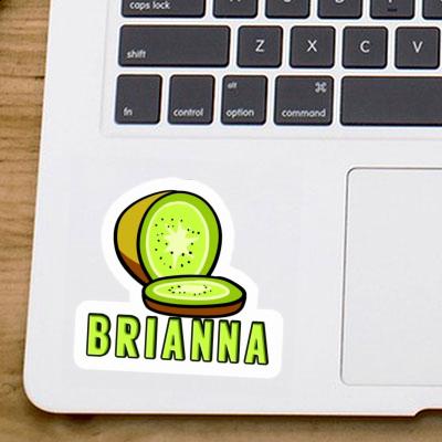 Brianna Sticker Kiwi Notebook Image