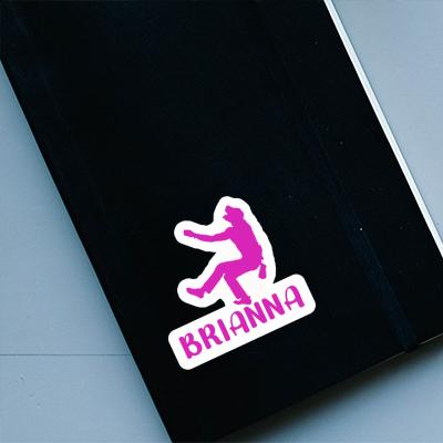 Sticker Kletterer Brianna Notebook Image