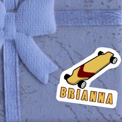 Sticker Longboard  Brianna Laptop Image