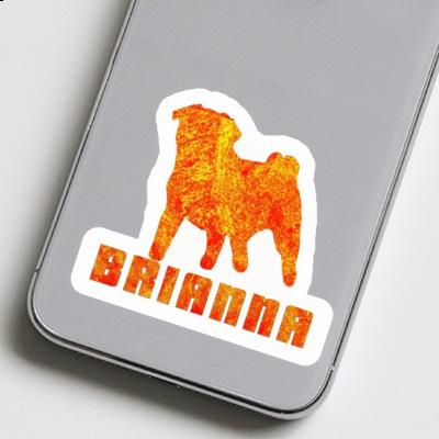 Pug Sticker Brianna Image