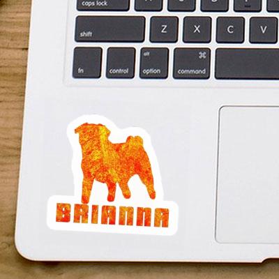 Pug Sticker Brianna Notebook Image