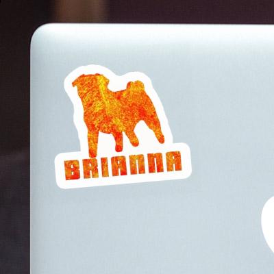 Pug Sticker Brianna Laptop Image