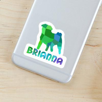 Sticker Pug Brianna Laptop Image