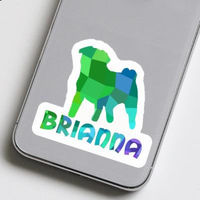 Sticker Pug Brianna Laptop Image