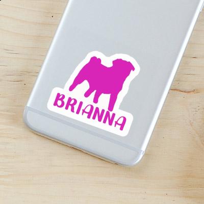 Sticker Brianna Pug Notebook Image