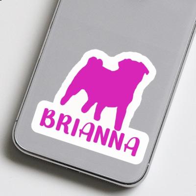 Sticker Brianna Pug Image