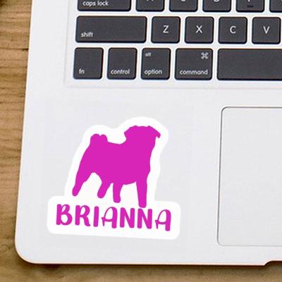 Sticker Brianna Pug Notebook Image