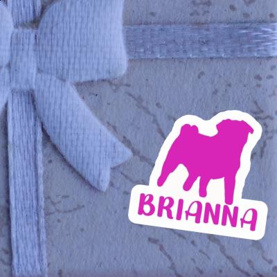 Sticker Brianna Pug Notebook Image