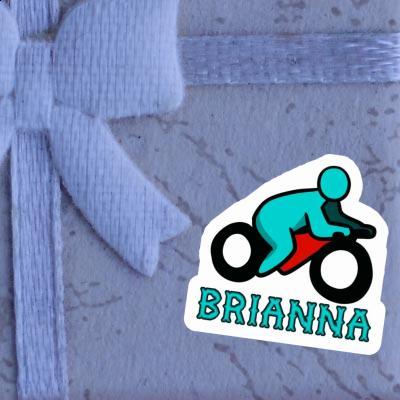 Motorradfahrer Sticker Brianna Notebook Image