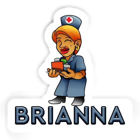 Aufkleber Krankenschwester Brianna Notebook Image