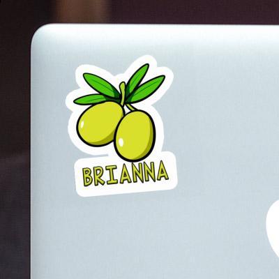 Olive Sticker Brianna Laptop Image