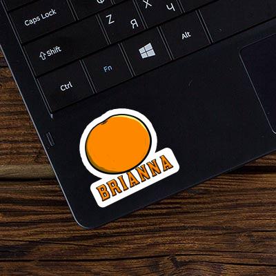 Sticker Orange Brianna Image