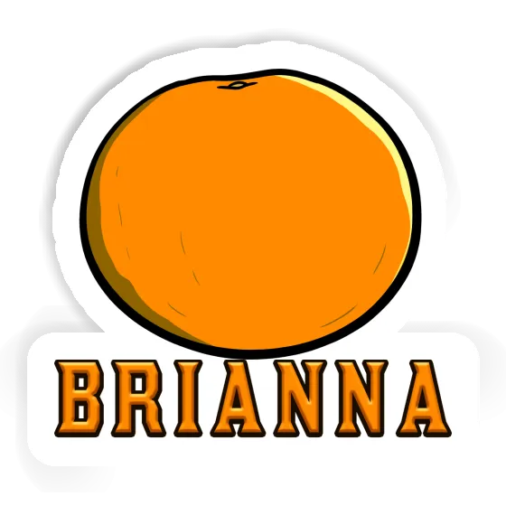 Orange Aufkleber Brianna Gift package Image