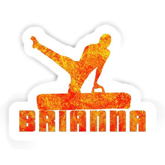 Gymnast Sticker Brianna Laptop Image