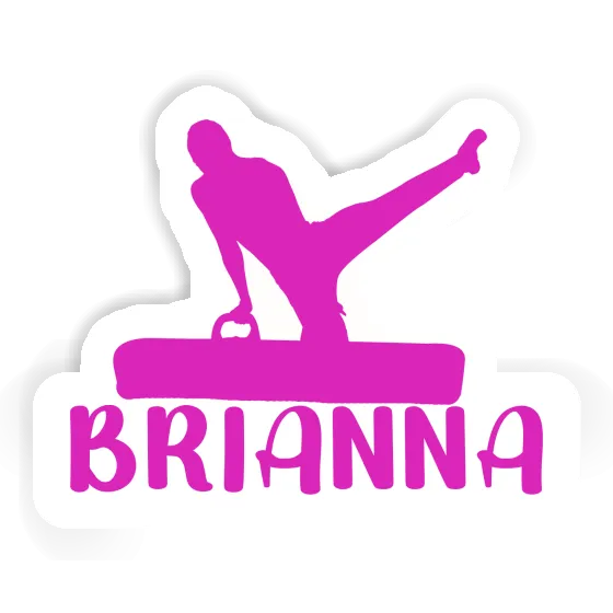 Gymnast Sticker Brianna Notebook Image