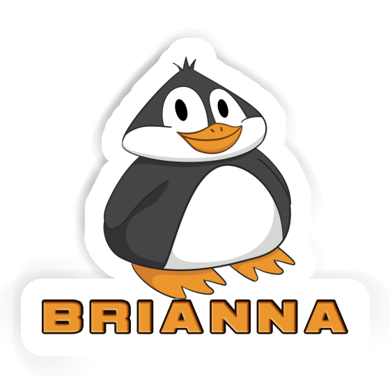 Sticker Brianna Pinguin Notebook Image