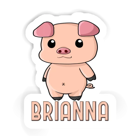 Brianna Sticker Piglet Laptop Image