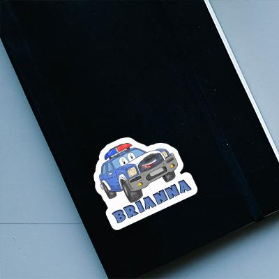 Police Car Sticker Brianna Notebook Image