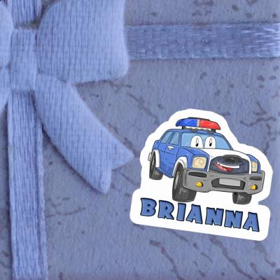 Police Car Sticker Brianna Laptop Image