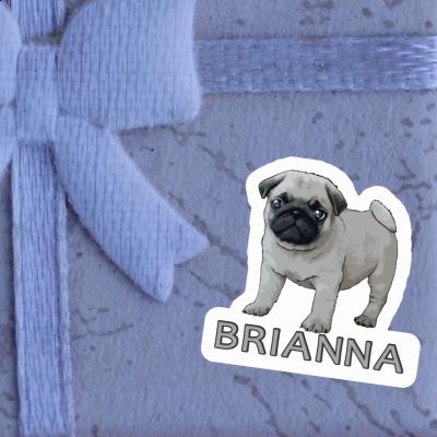 Aufkleber Brianna Mops Gift package Image