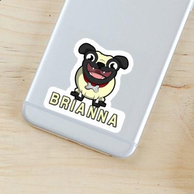 Pug Sticker Brianna Laptop Image