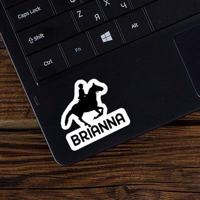 Sticker Horse Rider Brianna Notebook Image