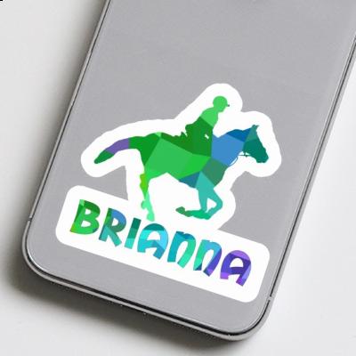 Sticker Horse Rider Brianna Notebook Image