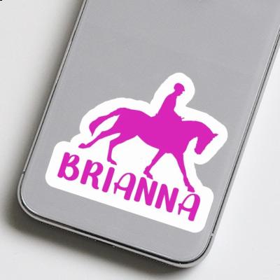 Sticker Brianna Horse Rider Laptop Image