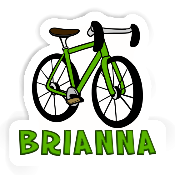 Racing Bicycle Sticker Brianna Laptop Image