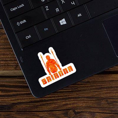 Brianna Sticker Ring gymnast Laptop Image