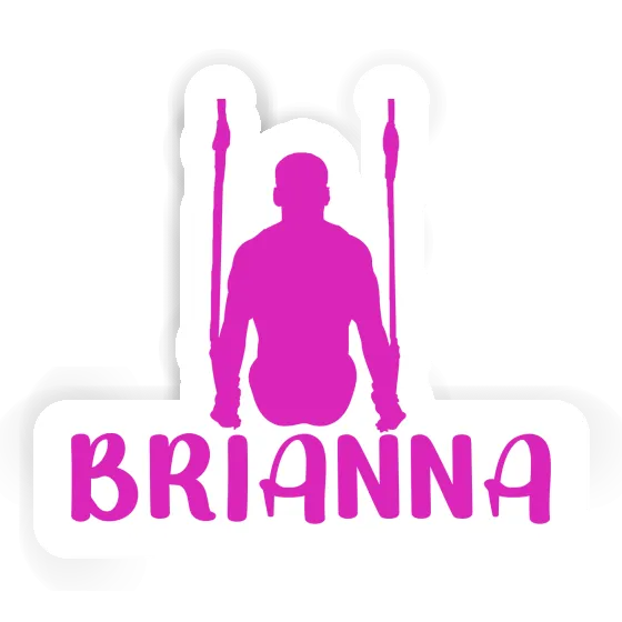 Sticker Ring gymnast Brianna Notebook Image