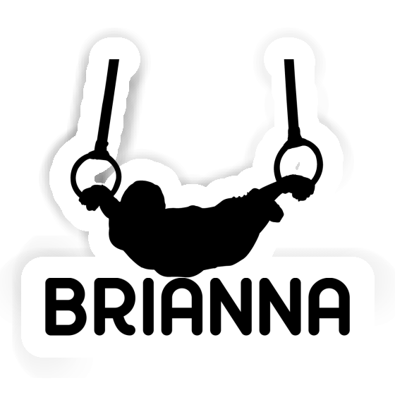 Sticker Ring gymnast Brianna Notebook Image