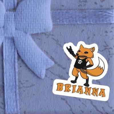 Brianna Sticker Rocker Fox Notebook Image