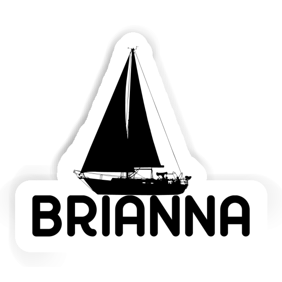 Sticker Brianna Sailboat Image