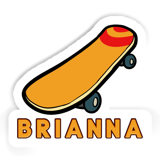 Skateboard Sticker Brianna Notebook Image