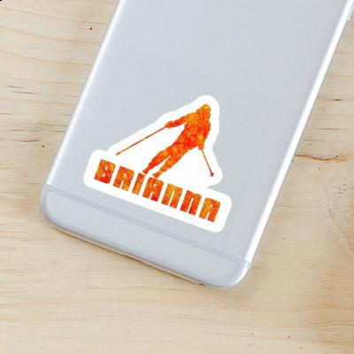 Skier Sticker Brianna Notebook Image