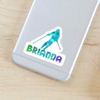 Sticker Skier Brianna Laptop Image