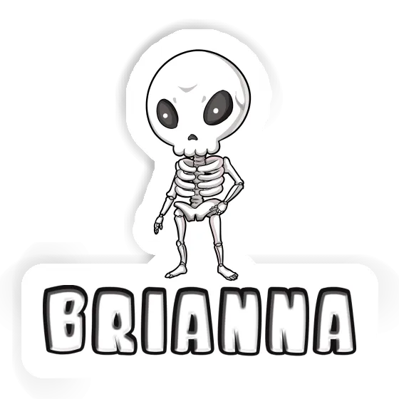 Sticker Skeleton Brianna Notebook Image