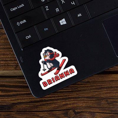 Sticker Brianna Skier Laptop Image