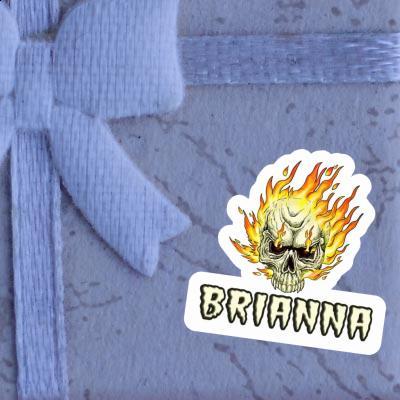 Autocollant Tête de mort Brianna Image