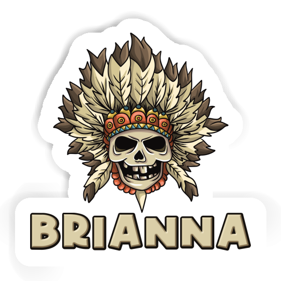 Brianna Aufkleber Totenkopf Gift package Image