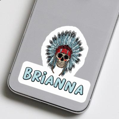 Brianna Autocollant Tête de mort Image