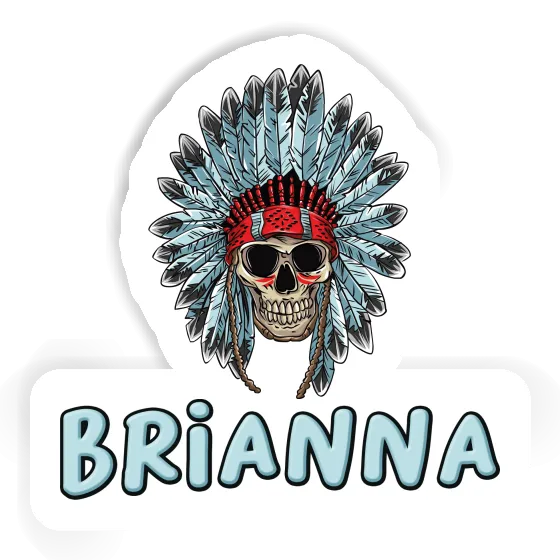 Aufkleber Indianer Brianna Notebook Image