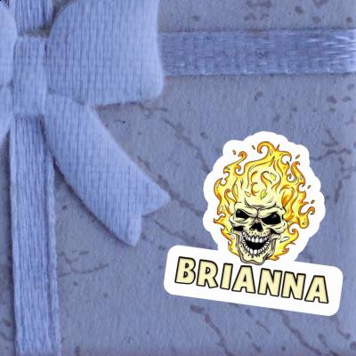 Brianna Sticker Skull Image